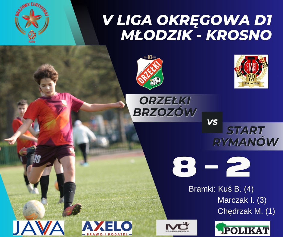 MŁODZIK STARSZY – START RYMANÓW