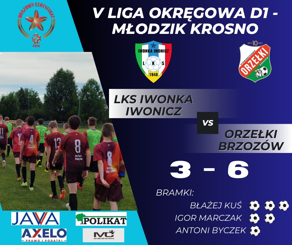 LKS IWONKA IWONICZ – ORZEŁKI BRZOZÓW